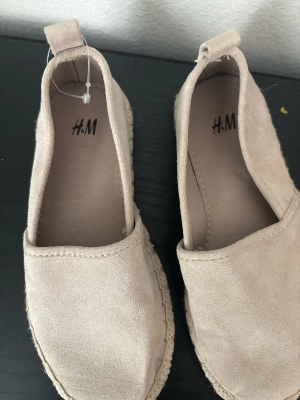 H&M Kids Slip-On Espadrille Shoes in Light Beige